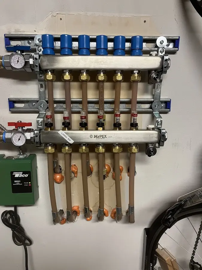 Plumber performing Leak Detection at a residential property in Hazel Park